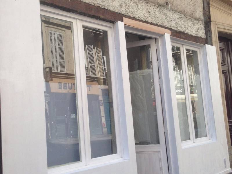 habillage coffrage façade magasin